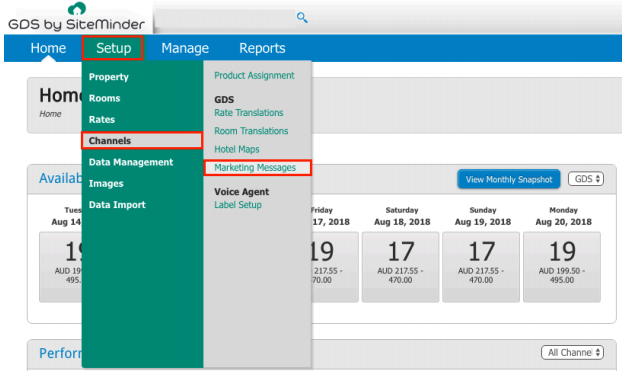 SiteMinder capture d'écran